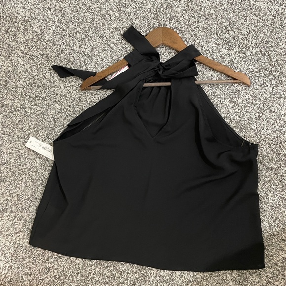 Bisou Bisou Dressy Tie Back Halter Top - Size L - Picture 2 of 2